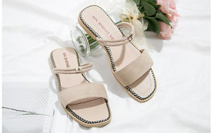 2018 Summer Beach Flat Heel Sandals