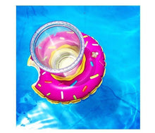Load image into Gallery viewer, Donuts Inflatable Floating drink holder Swimming Toy