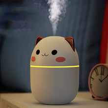 Load image into Gallery viewer, 200ml Air Humidifier Cute Kawaiil Aroma Diffuser With Night Light Cool Mist For Bedroom Home Car Plants Purifier Humificador