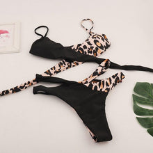 Load image into Gallery viewer, Women Sexy Bikini Set Leopard Separate Two Piece Swimwear