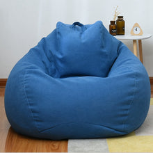 Load image into Gallery viewer, New Large Small Lazy Sofas Cover Chairs without Filler Linen Cloth Lounger Seat Bean Bag Pouf Puff Couch Tatami Living Room