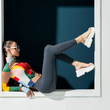 Load image into Gallery viewer, Maya colorful yoga jacket women zipper cardigan morning run fitness fashion sports jacket