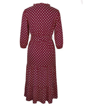 Load image into Gallery viewer, Original Design Innovative Women's Spring/summer 2021 Classic Wave Point Print Dress