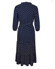 Load image into Gallery viewer, Original Design Innovative Women's Spring/summer 2021 Classic Wave Point Print Dress