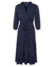 Load image into Gallery viewer, Original Design Innovative Women's Spring/summer 2021 Classic Wave Point Print Dress