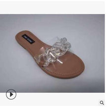 Load image into Gallery viewer, Large Size Women&#39;s Shoes Candy Color Sweet Wind Cool Slippers