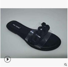 Load image into Gallery viewer, Large Size Women&#39;s Shoes Candy Color Sweet Wind Cool Slippers
