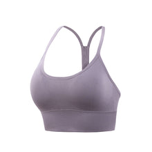 Load image into Gallery viewer, Fine Shoulder Y-type Beauty Back Sports Bra No Steel Ring Shock-proof Gathered Sling-style Sports Underwear