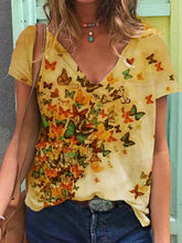 Load image into Gallery viewer, Multicolor Floral Casual Shirts Blouse