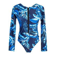 Load image into Gallery viewer, One-piece Long Sleeve Sunscreen Swimsuit Wetsuit