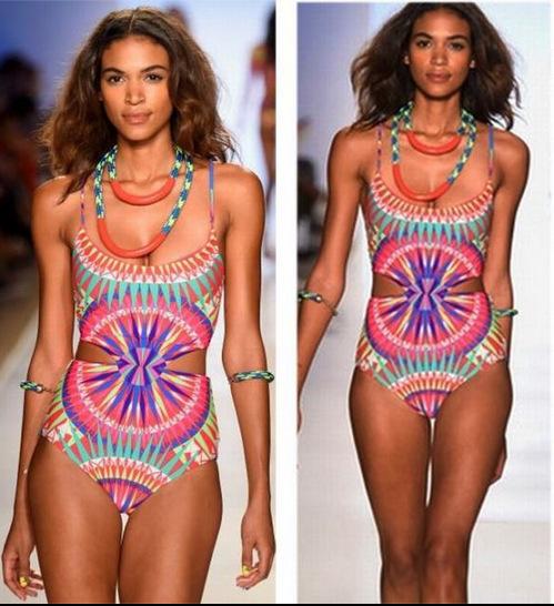 Indian Totem Bikini Sexy One-piece Swimsuit