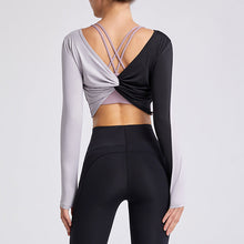 Load image into Gallery viewer, Sports T-shirt women loose and thin breathable long-sleeved yoga clothes running fitness blouse