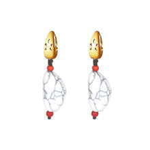 Load image into Gallery viewer, Tibetan folk style Stone earrings