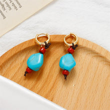 Load image into Gallery viewer, Tibetan folk style Stone earrings