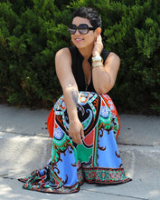 Load image into Gallery viewer, Boho Exotic Thailand Floral Printed Bust Skirt