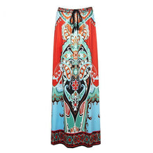 Load image into Gallery viewer, Boho Exotic Thailand Floral Printed Bust Skirt