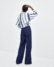 Load image into Gallery viewer, Autumn Stripe Long Sleeve T Shirt Blouse
