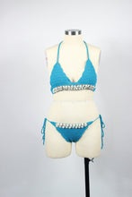 Load image into Gallery viewer, Ladies Crochet Swimsuit Shell Bikini Set