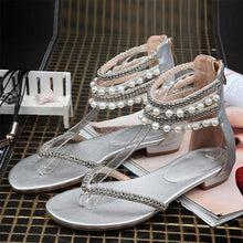 Load image into Gallery viewer, Behemian Summer Ankle Straps Fashion New Beaded Sandals Women&#39;s Shoes