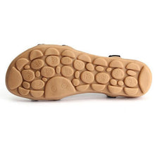 Load image into Gallery viewer, Flower Bead Knitting Clip Toe Slip On Flat Beach Outdoor Sandals