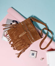 Load image into Gallery viewer, Crossbody Willow Tassel Casual wild Shoulder Bag