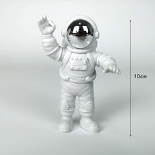 Load image into Gallery viewer, 3Pc Astronaut Decor Action Figures and Moon Home Decor Resin Astronaut Statue Room Office Desktop Decoration Presents Boy Gift