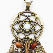 Load image into Gallery viewer, Retro Hollowed  Feather  Tassel Sweater Chain