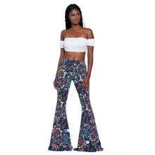 Load image into Gallery viewer, Fashion Pattern Printed Women&#39;s Bootcut Pants