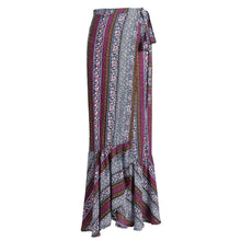 Load image into Gallery viewer, Bohemia High Waist Side Split Maxi Bust Skirt