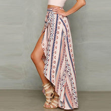 Load image into Gallery viewer, New Bohemia Printing Chiffon Split-side Cover-up Beach Skirt