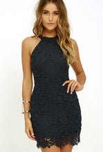 Load image into Gallery viewer, Slim Pencil Skirt Sexy Sleeveless Skirt Lace Dress