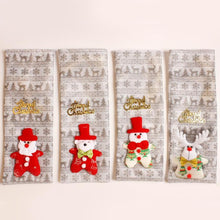 Load image into Gallery viewer, Xmas Wine Bottle Cover Bag Christmas table set