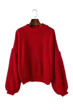 Load image into Gallery viewer, Autumn And Winter Lantern Sleeves Loose Sweater