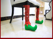 Load image into Gallery viewer, Christmas Chair Table Foot Cover Decoration