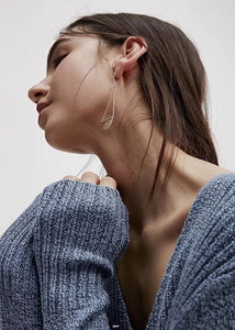 Autumn Sexy Cross V-Neck Sweater
