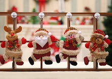 Load image into Gallery viewer, Santa Clause Bear Snowman Elk Doll Hanging Ornaments Tree Decoration