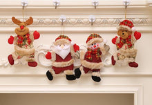 Load image into Gallery viewer, Santa Clause Bear Snowman Elk Doll Hanging Ornaments Tree Decoration
