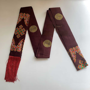 Unisex Tibetan, Nepalese, Tibetan-style costume embroidery, ethnic minority Tibetan robes, Tibetan skirts, fringed belts, waist ornaments