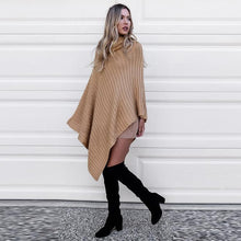 Load image into Gallery viewer, Autumn Winter Knit Irregular Sweater