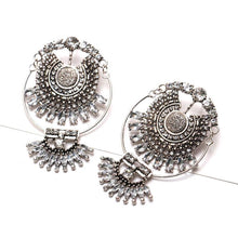 Load image into Gallery viewer, Exaggerated Fashion Vintage Alloy Diamond Earrings
