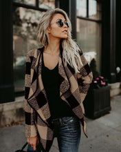 Load image into Gallery viewer, Fashion Plaid Long Sleeve Autumn Tops