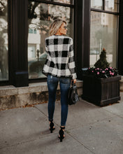 Load image into Gallery viewer, Fashion Plaid Long Sleeve Autumn Tops