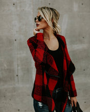 Load image into Gallery viewer, Fashion Plaid Long Sleeve Autumn Tops