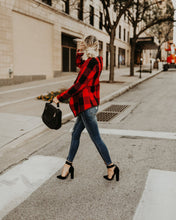 Load image into Gallery viewer, Fashion Plaid Long Sleeve Autumn Tops