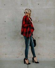 Load image into Gallery viewer, Fashion Plaid Long Sleeve Autumn Tops