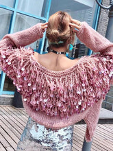 Load image into Gallery viewer, Autumn Winter Tassel Long Sleeve Knit Cardigan Tops