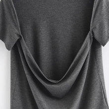 Load image into Gallery viewer, 2018 new arrival Women sexy Leak back hanging neck T-Shirt