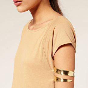 Simple Alloy Punk Exaggerated Arm Ring Bracelet