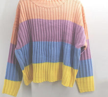 Load image into Gallery viewer, Cute Oversized Knitted Macaron Colors Winter Pullover Sweater