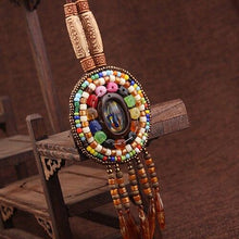 Load image into Gallery viewer, 6 Designs Fashion handmade braided vintage Bohemia necklace women Nepal jewelry,New ethnic necklace leather necklace